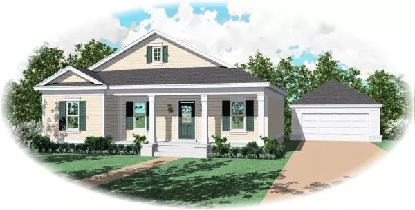 image of bungalow house plan 8128